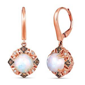 Le Vian Earrings featuring Opal Chocolate Diamonds Nude Diamonds Strawberry Gold